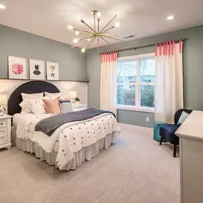 Spacious secondary bedrooms