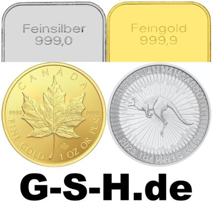 Logo von GSH Gold Silber Handel GmbH