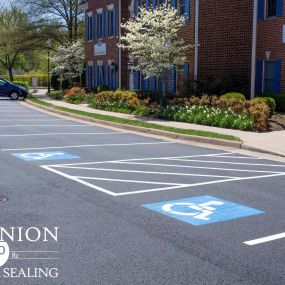 Dominion Paving Parking Lot Line Striping Services