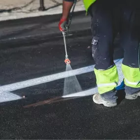 Line Striping/ Pavement Markings Services