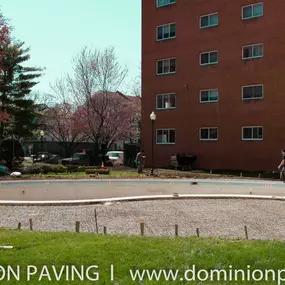 Dominion Paving offers concrete curbing solutions for properties in Northern Virginia, Maryland, Eastern West Virginia, and the D.C. Metro Area.