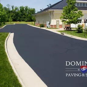 Dominion Paving Freshly Paved Road