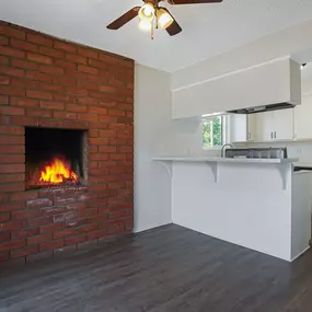 Living Room with Fireplace