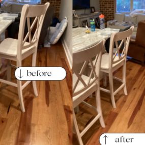 Bar Chair repair & re-size in Madison, MS completed by Ace Handyman Services Madison Flowood
