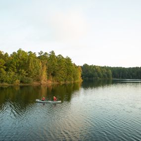 Guests can enjoy our beautiful, private lake.
