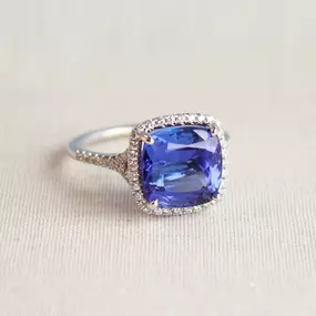 R.F. Moeller Jeweler Custom Designed Tanzanite Ring