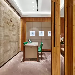 Rolex showroom - private lounge.