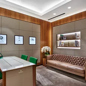 Rolex showroom - private lounge.