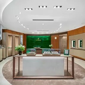 Rolex showroom - luxurious interior.