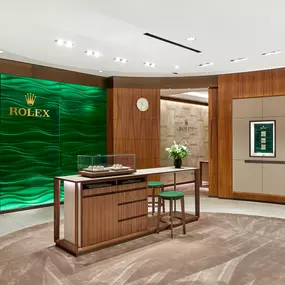 Rolex showroom - luxurious interior.