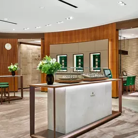 Rolex showroom - luxurious interior.