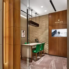 Rolex showroom - luxurious interior.