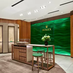 Rolex showroom - luxurious interior.
