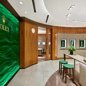 Rolex showroom - luxurious interior.