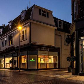 Night time view of our beautiful Ipswich showrooms.