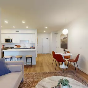 Kitchen and dining area