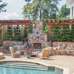 Mint Landscaping can design your pool, garden fountain, garden water feature using a variety of materials including stone, prefabricated pond systems, custom-shaped and lined features or prefabricated fountains.