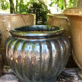 Why only decorate the inside of your home? All of our pottery is strong enough to leave outdoors all year long and beautiful enough to use for indoor pots.