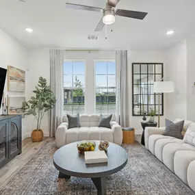 Twin Creeks Watters Model Home Living Area