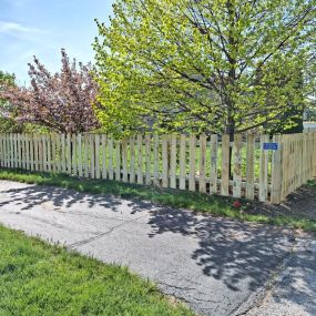 Residential Picket Fence Installation