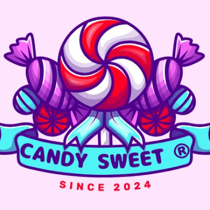 Logótipo de candy sweet