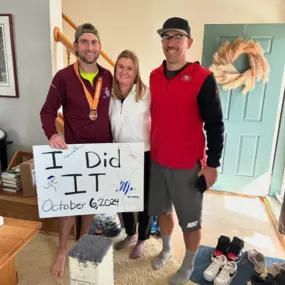 Congrats Austin on finishing your first marathon! Thanks for sharing the experience of us. You are an inspiration and definitely inspired me not to do it with you next year