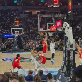 We actually stayed out last night after 7:00 PM. T-Wolves games are always a great time especially when they win!