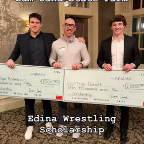 Congrats to Troy and Gage for great career’s on the mat and in the classroom. Troy and Gage each got the $1,000 scholarships to help with college expenses next fall.