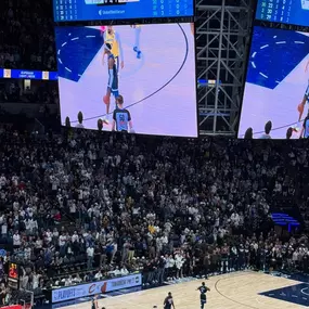 Wolves win! LeBron put on a show last night, but the Timberwolves came out on top. Huge thanks to Caroline for scoring the tickets—such a fun night!