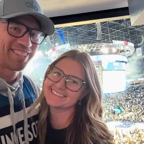 Wolves win! LeBron put on a show last night, but the Timberwolves came out on top. Huge thanks to Caroline for scoring the tickets—such a fun night!