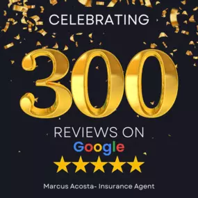 A huge thank you to our amazing Pasadena community for helping us reach 300 Google reviews. Your trust and feedback inspire us to keep delivering the best insurance service and support every single day.