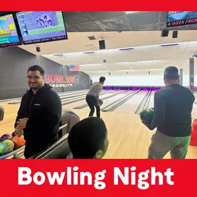 Work hard, play hard. Our team loves working together, but we love it even more when we can get together to bowl! What's a tradition you have with your coworkers?