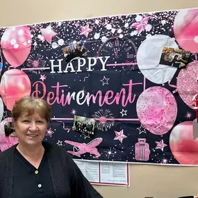 Bittersweet celebration for Maria, who retired last week after 8 plus years! We had a great time honoring her with a luncheon and wish her success in her next chapter.