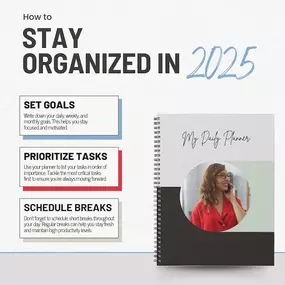 The start of the year is the perfect time to set intentions and organize your plans. How are you using your planner to stay on track for 2025?
✨ Set Achievable Goals
✨ Plan Your Weeks
✨ Track Your Progress
Share your resolution tips in the comments below! Let’s make 2025 the year of success and balance! ????