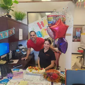 Happy birthday to our amazing team member Lesly! We hope you have a very special day today! Thank you for all that you do for our office and for our customers! Here’s to many more!