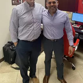 Matt & I accidentally coordinated our outfits this morning. Great minds think alike!!!????

Today we are very fortunate to have our Agency Field Specialist, Matt Warren, visit our office. Getting hands on training from our corporate partners helps me and my team better help our customers. Thanks for all you do Matt!⭐️