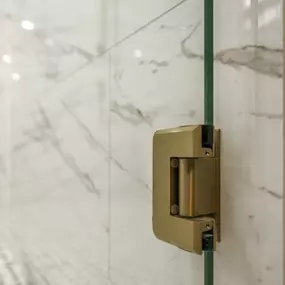 Shower door fixture