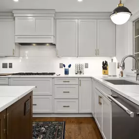 Updated kitchen area