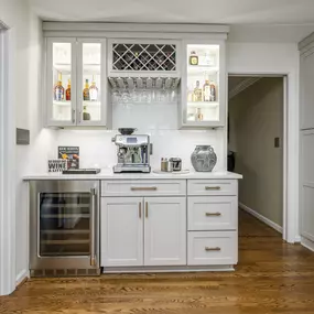 Coffe area in updated kitchen