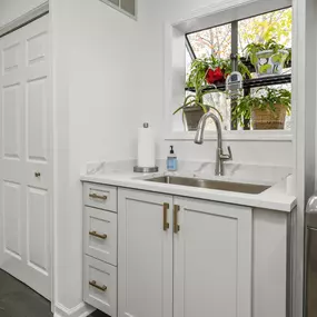 Sink in laundry room