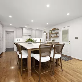 Updated Kitchen area with island seating