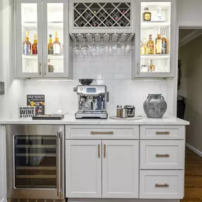 Coffe area in updated kitchen