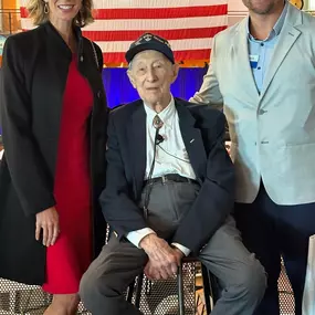 Happy Veterans Day to all our heroes!  We owe you everything and are grateful for each of you. We had the opportunity to meet “Lucky” (102 year old veteran) at Rotary Club’s Veterans event last week and then attended The Colony’s American Heroes festival. 
We are also blessed to have 2 veterans on our team and working in our office. Thank you to Nate and Karen for your service.