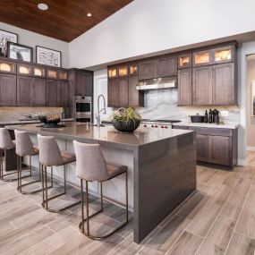 Stunning kitchen with ample countertop and cabinet space