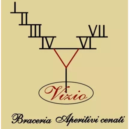 Logotipo de Quinto Vizio  Braceria   Aperitivi Cenati