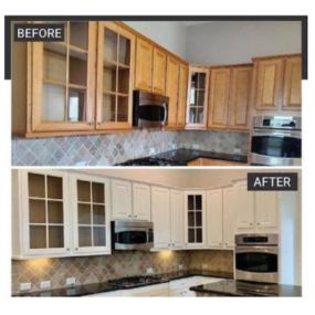 Ace Handyman Services Katy before and after kitchen