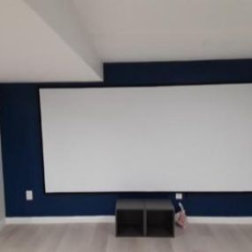 Ace Handyman Services Monmouth County projector screen install