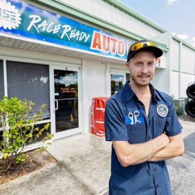 Brian
Brian has lived in Port Charlotte all of his life and has been wrenching on cars for as long as he can remember. He really pursued his passion about 8 years ago, working on cars professionally. He has been influenced, mechanically, by his grandfather, who retired from Ford Motor Company, and his uncles. He specializes in American motors but continues to learn & further his knowledge.