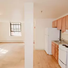 Kitchen and Living Room