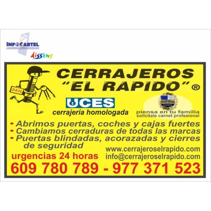 Logotipo de Cerrajeros el Rápido